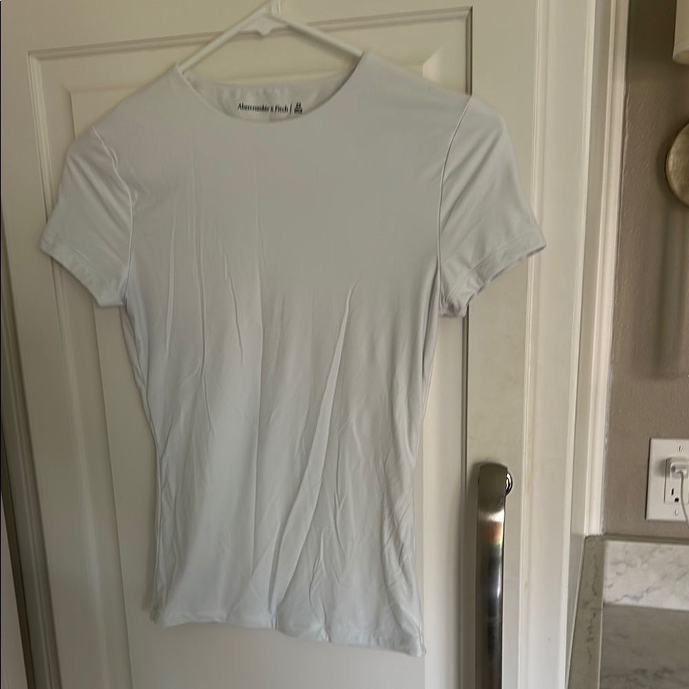 Abercrombie & Fitch White T-Shirt